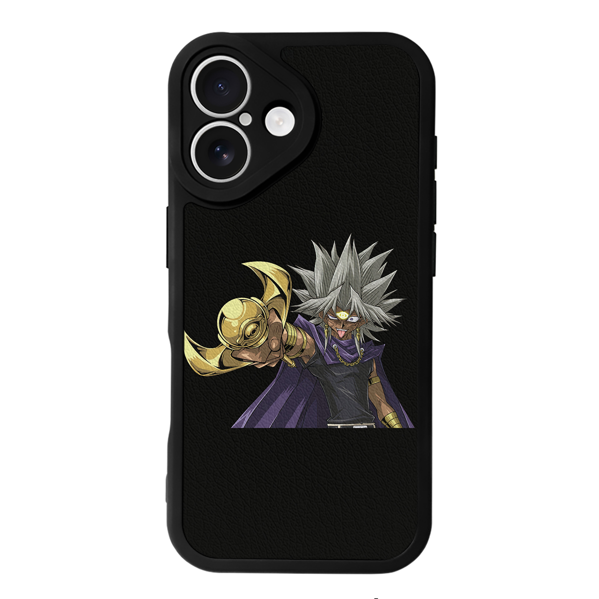 遊☆戯☆王 Yu-Gi-Oh! 【iPhone 16シリーズ対応】シリコンスマホケース（レザー調） 材質：シリコン